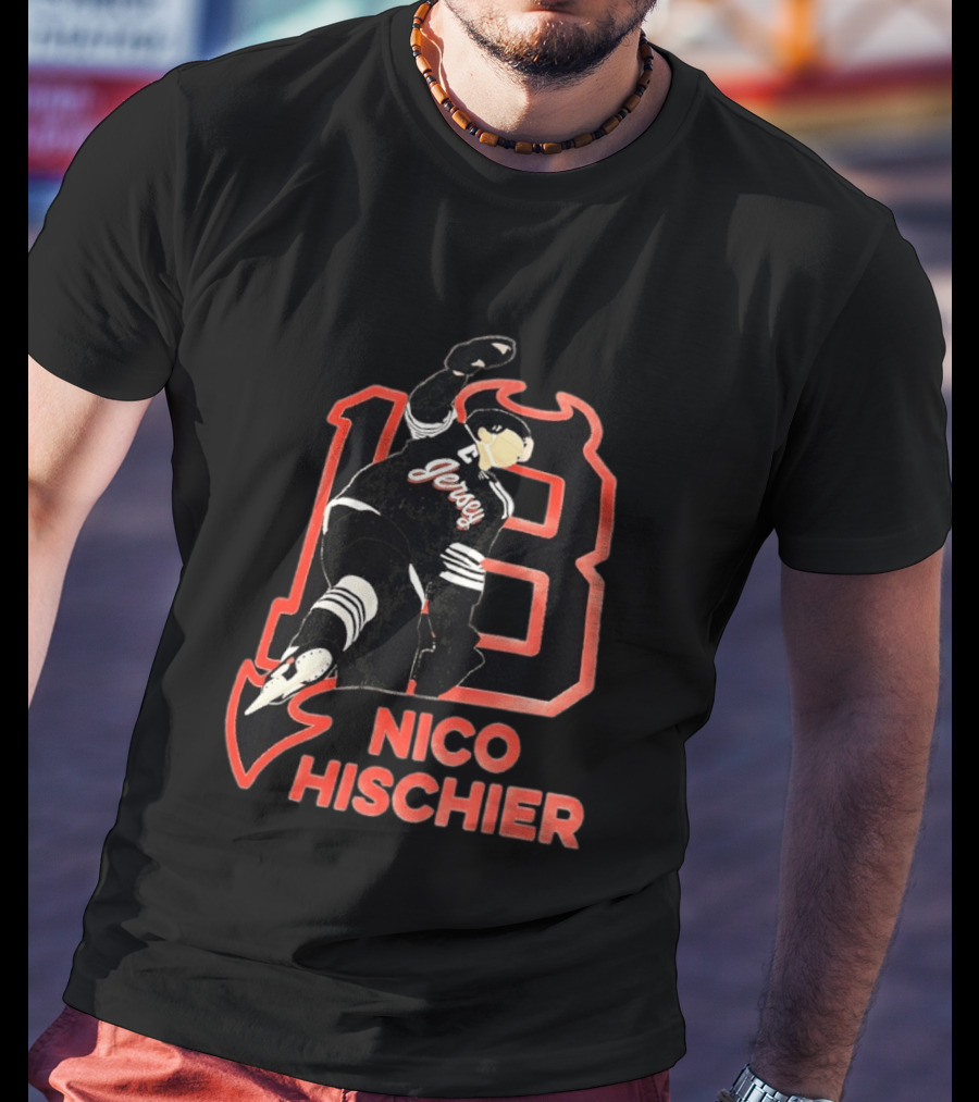 Nico Hischier New Jersey Devils Hockey T-Shirt
