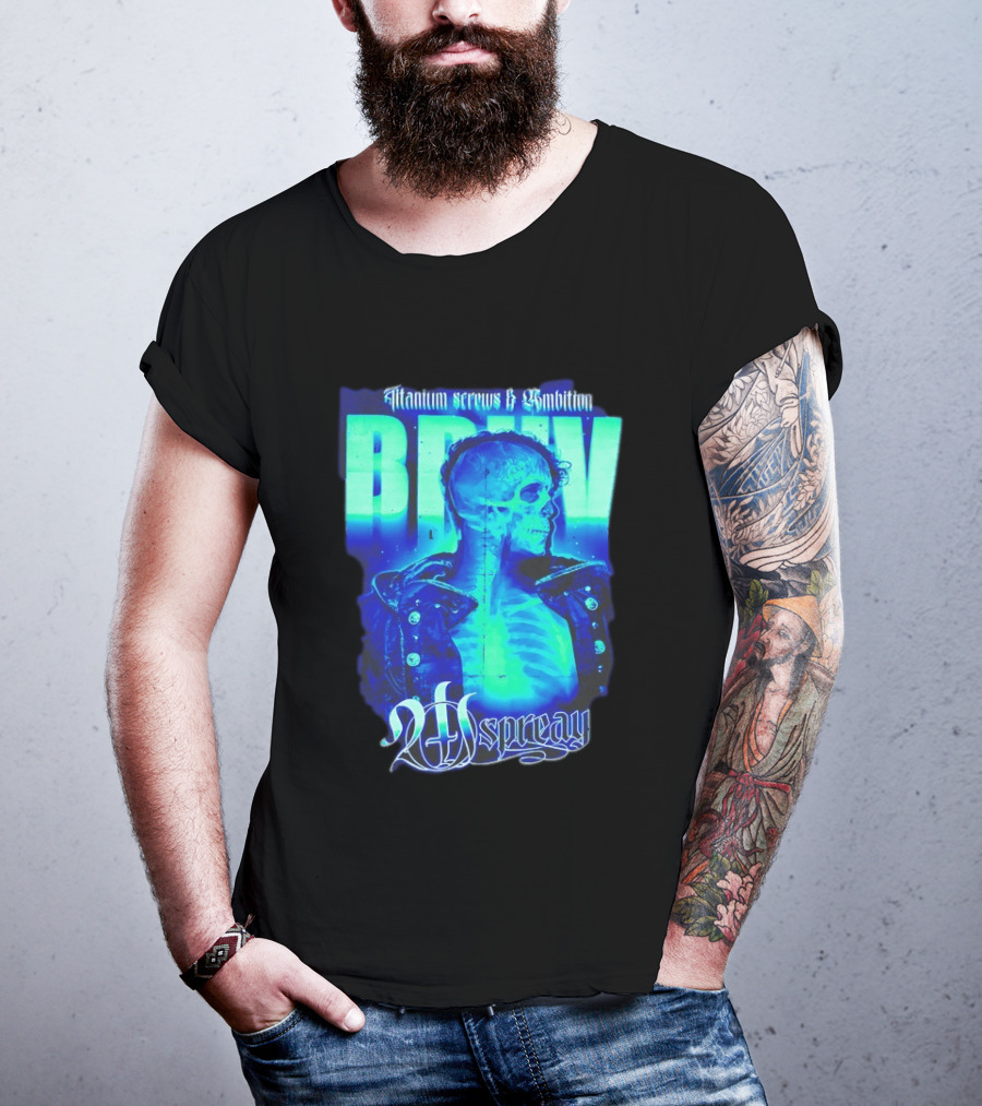Titanium Screws Ambition Brutal Ospreay T-Shirt
