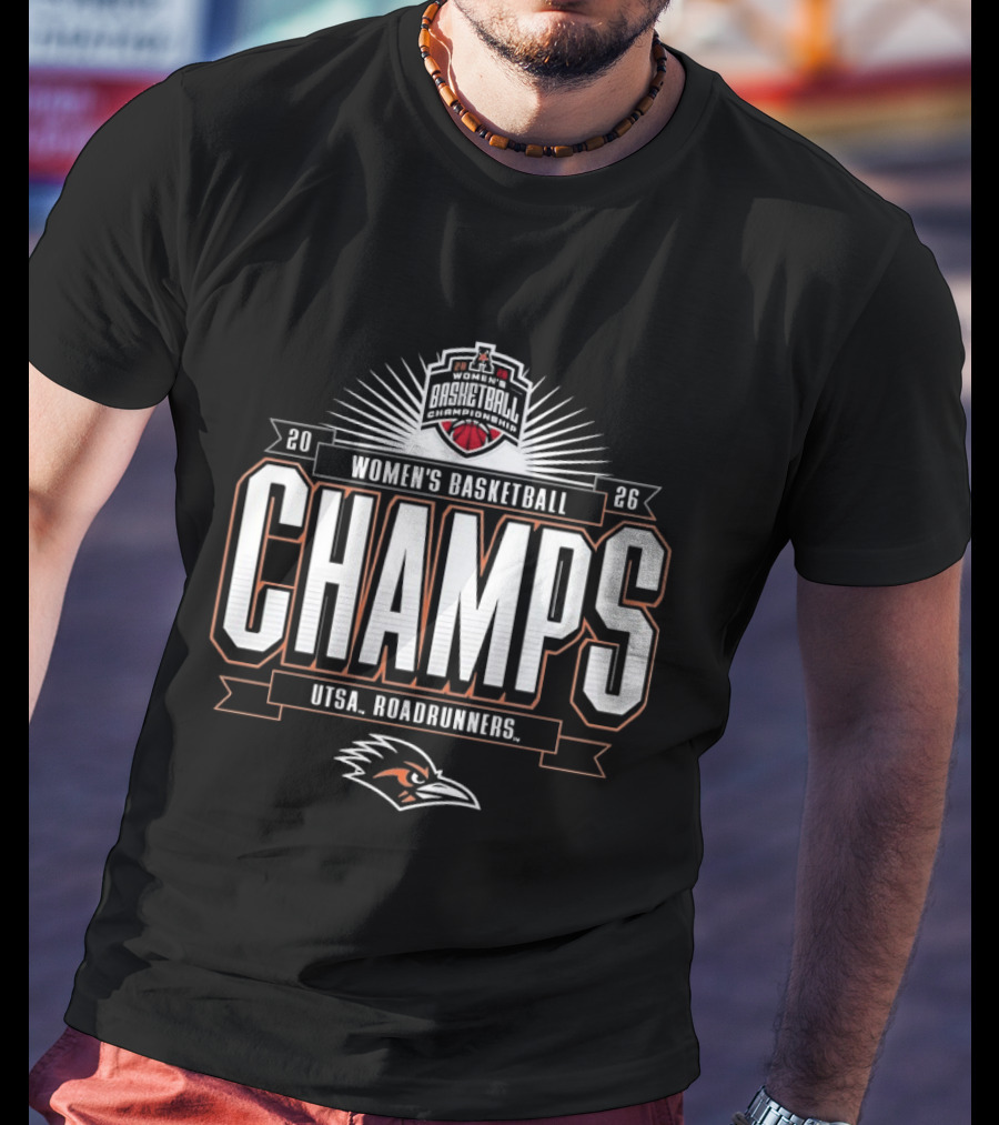 UTSA Roadrunners 2026 Women's Basketball Champs T-Shirt