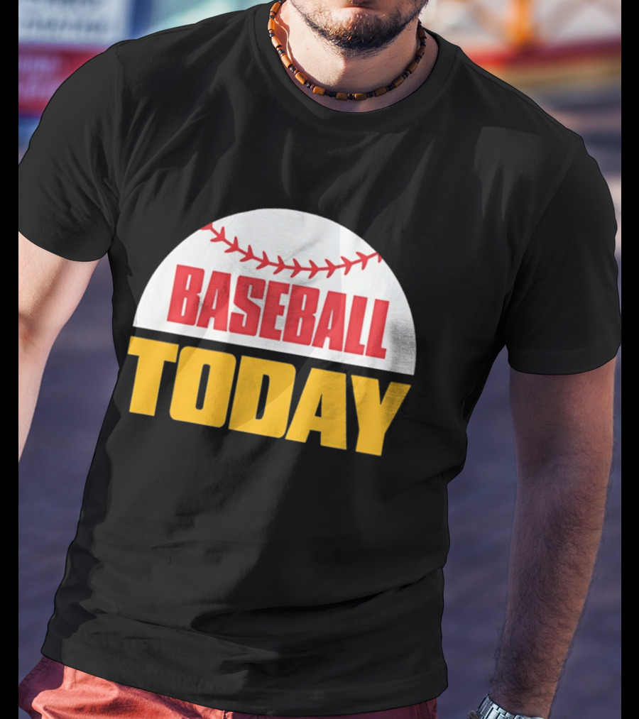 Baseball Today Embroidered 2026 Vintage Style Sports T-Shirt