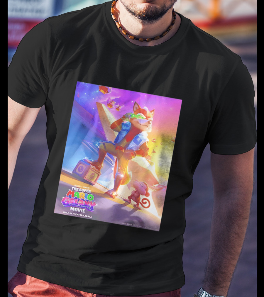 The Super Mario Galaxy Movie Featuring Fox McCloud Teaser T-Shirt
