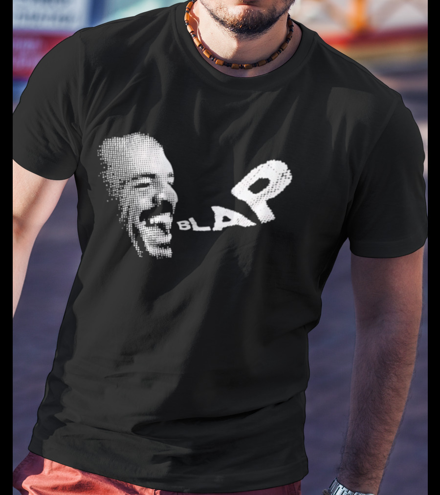 Blap Halftone Scream Expression Art Piece T-Shirt