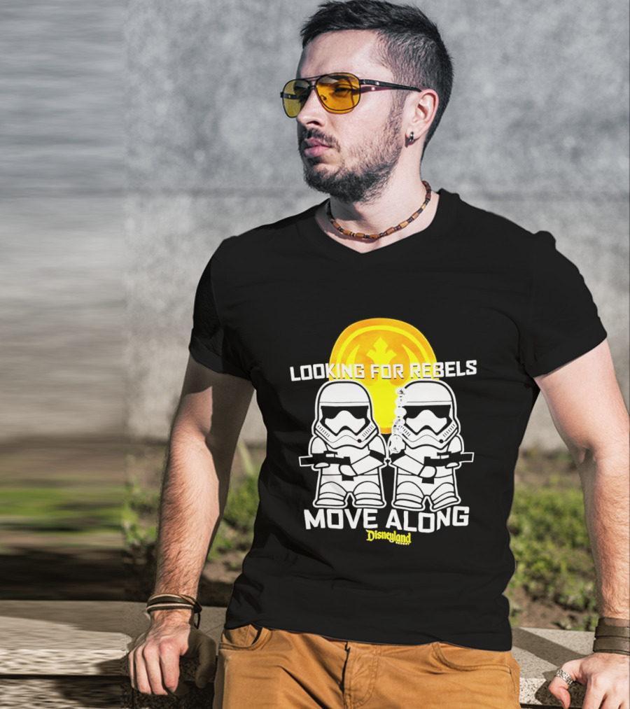 Stormtrooper Search Looking For Rebels Move Along Disneyland T-Shirt