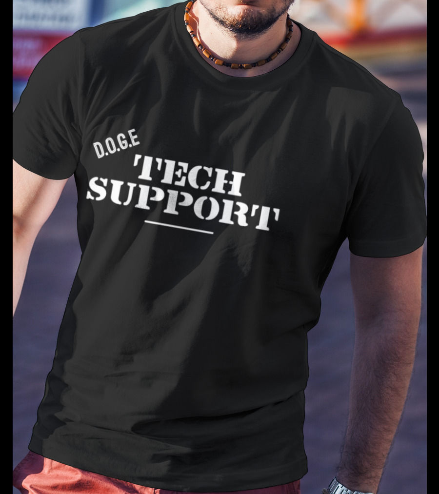 D.O.G.E Tech Support Meme Humor Blockchain Cryptocurrency Enthusiasts T-Shirt