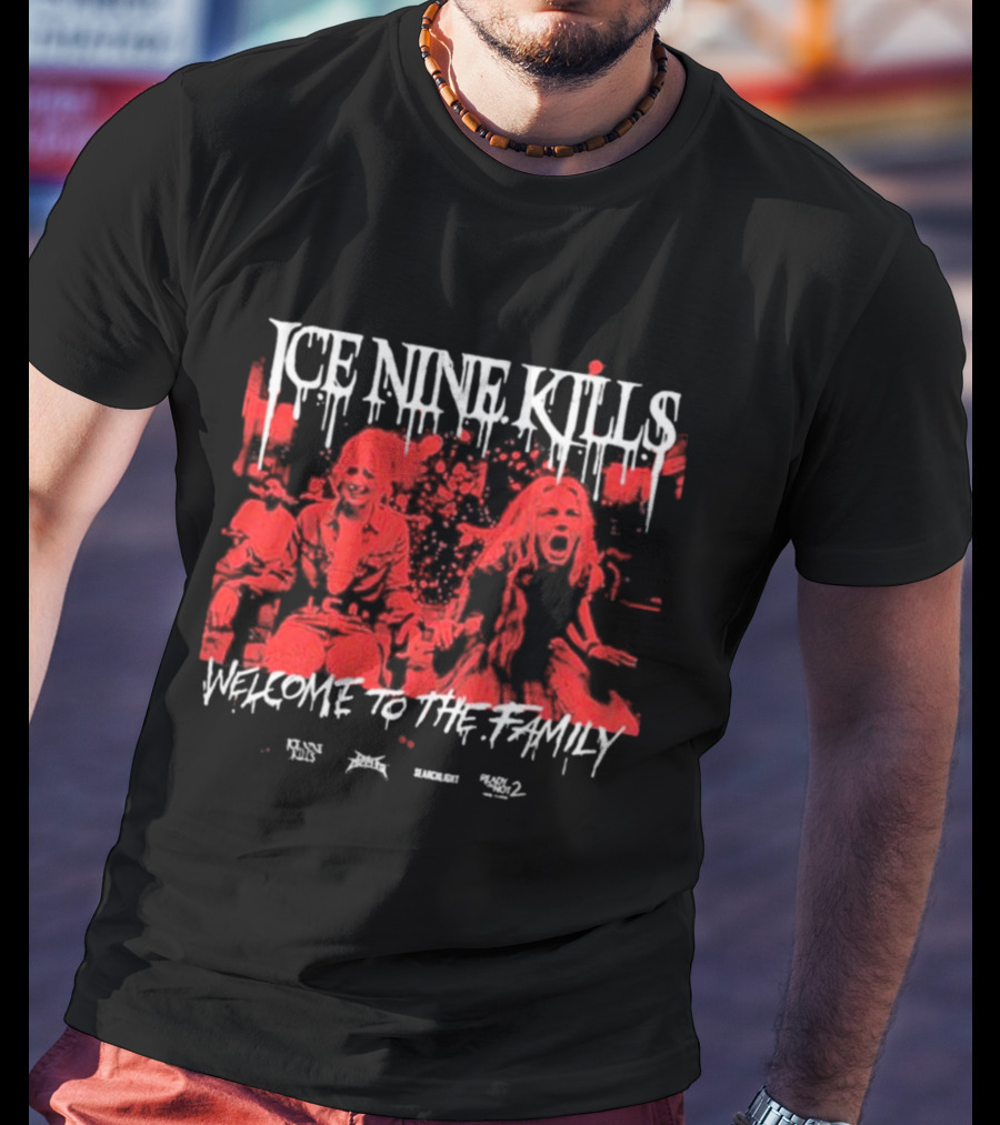 Ice Nine Kills Welcome To The Family Horror Scene T-Shirt