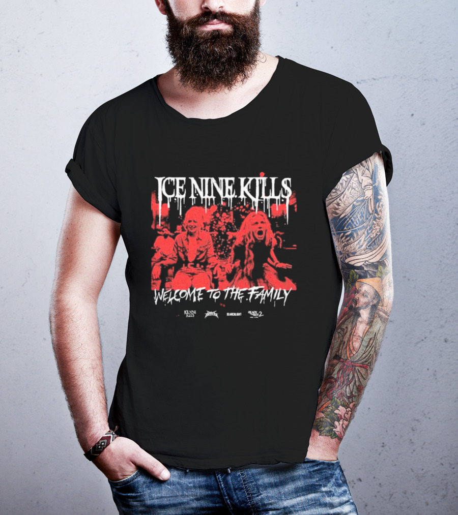 Ice Nine Kills Welcome To The Family Horror Scene T-Shirt