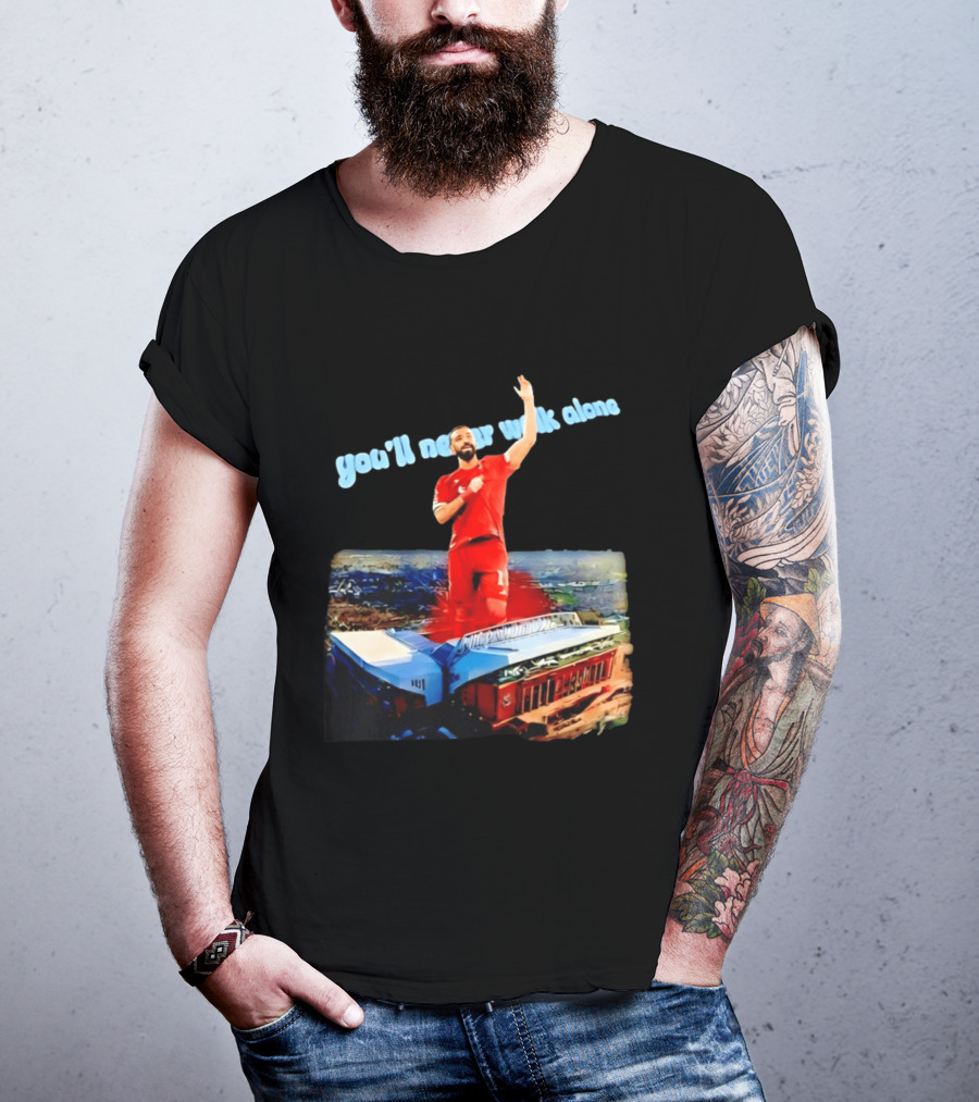 Mohamed Salah You'll Never Walk Alone Liverpool FC Stadium T-Shirt