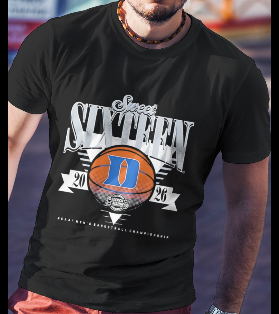 Duke Blue Devils 2026 Sweet Sixteen NCAA Men's Basketball Championship T-Shirt