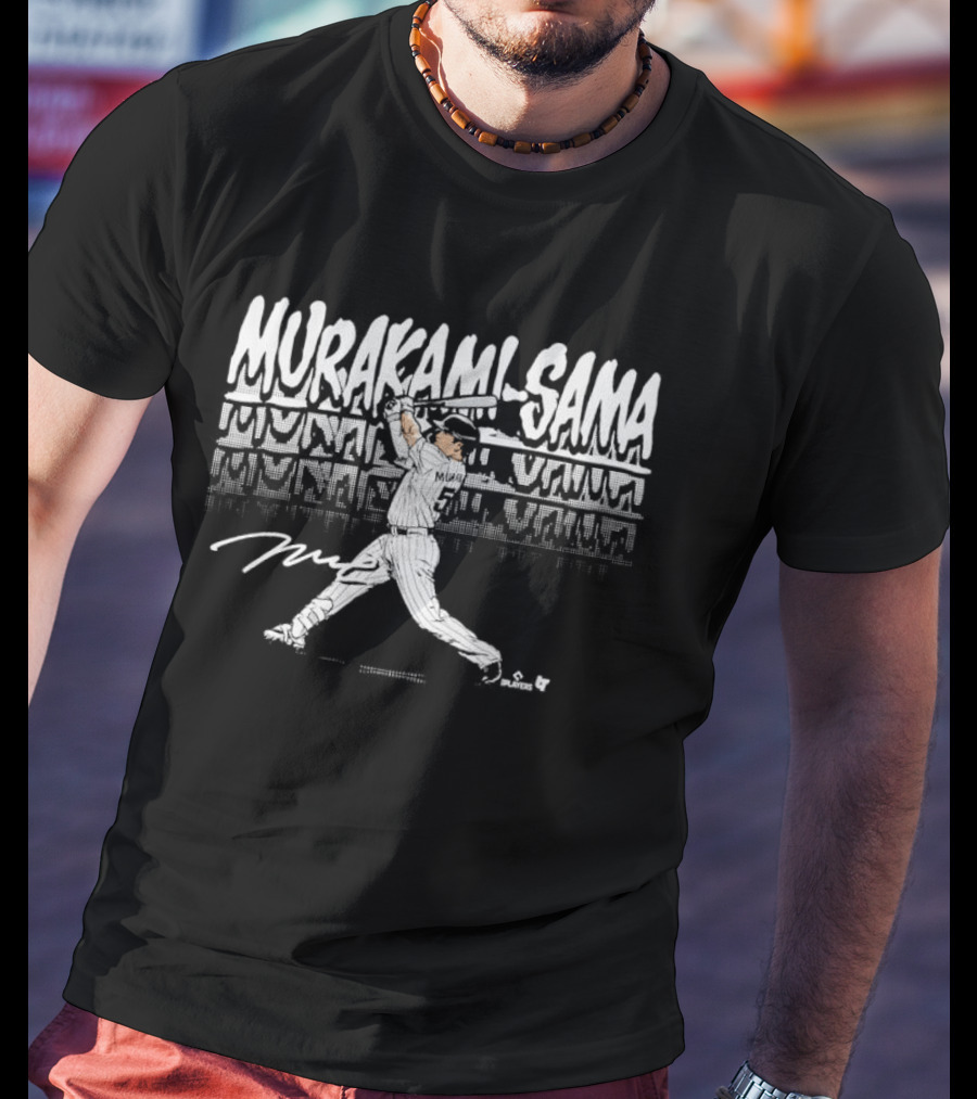 Munetaka Murakami Sama Baseball Swing Iconography T-Shirt