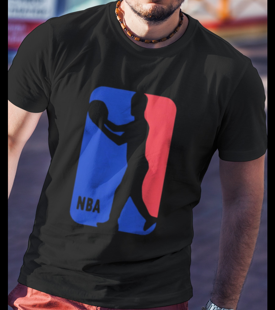 NBA Basketball Player Blue Red T-Shirt