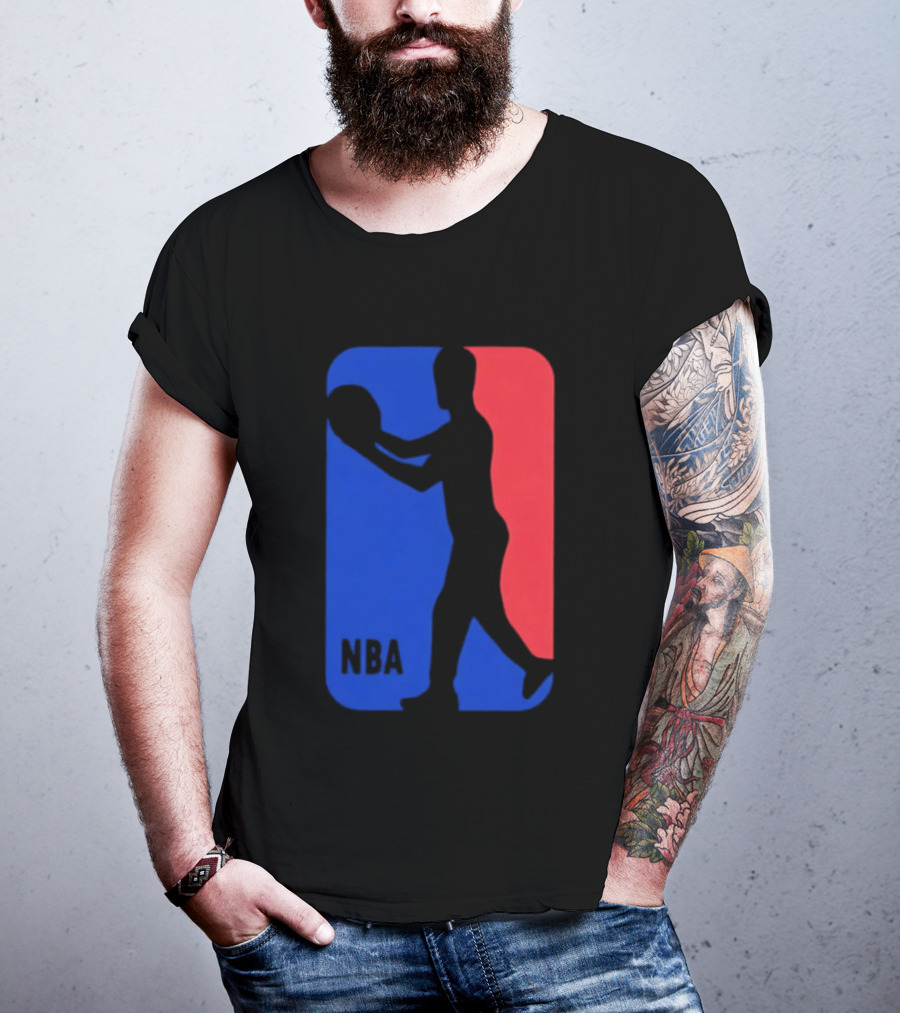 NBA Basketball Player Blue Red T-Shirt