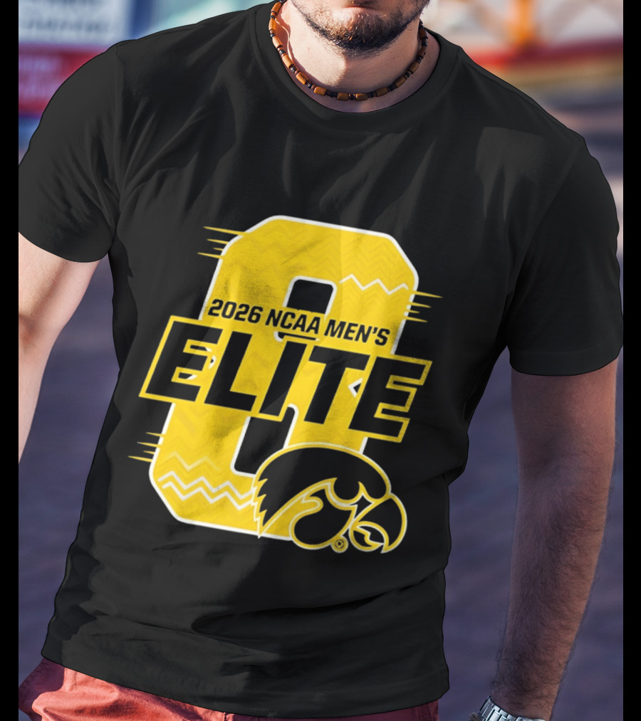 Iowa Hawkeyes 2026 NCAA Men's Elite 8 Basketball T-Shirt