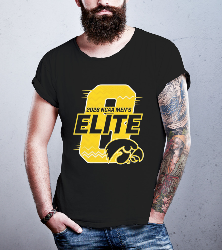Iowa Hawkeyes 2026 NCAA Men's Elite 8 Basketball T-Shirt