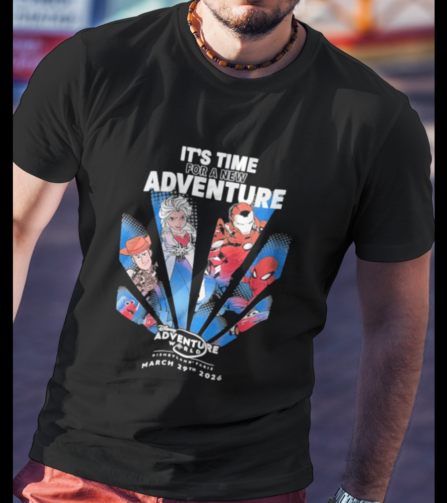 It's Time For A New Adventure At Disney March 29th 2026 T-Shirt