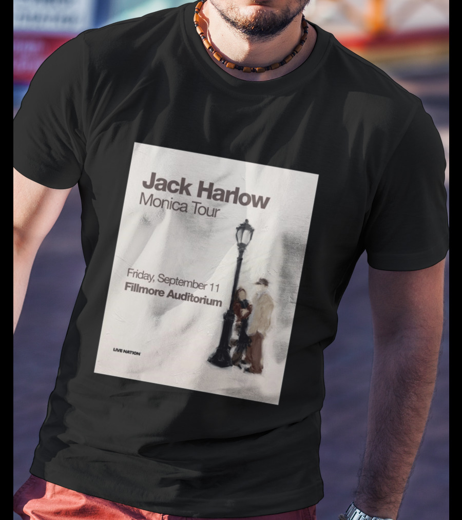 Jack Harlow Monica Tour Fillmore Auditorium Friday September 11 Live Nation T-Shirt