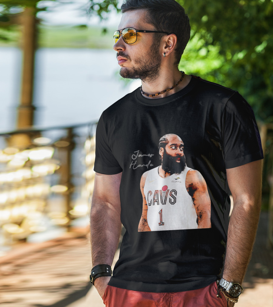 James Harden Cleveland Cavaliers CAVS Basketball 2026 NBA Champs T-Shirt