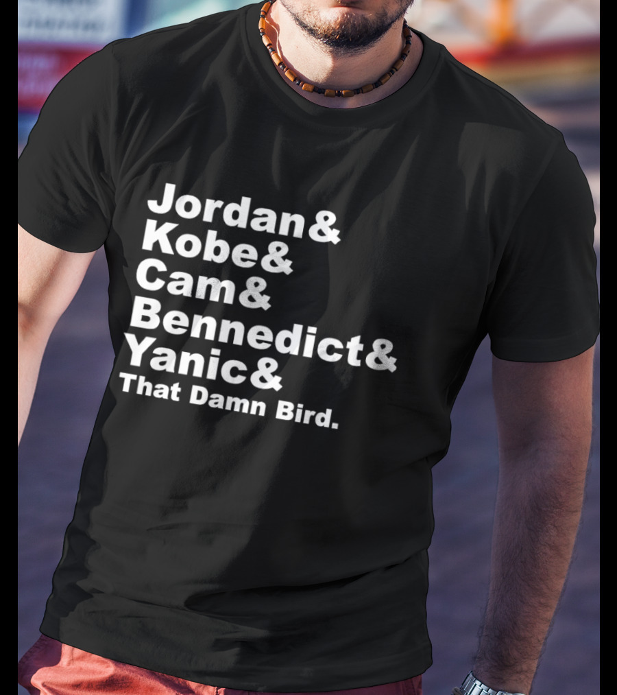 Jordan Kobe Cam Bennedict Yanic Los Angeles Clippers That Damn Bird T-Shirt