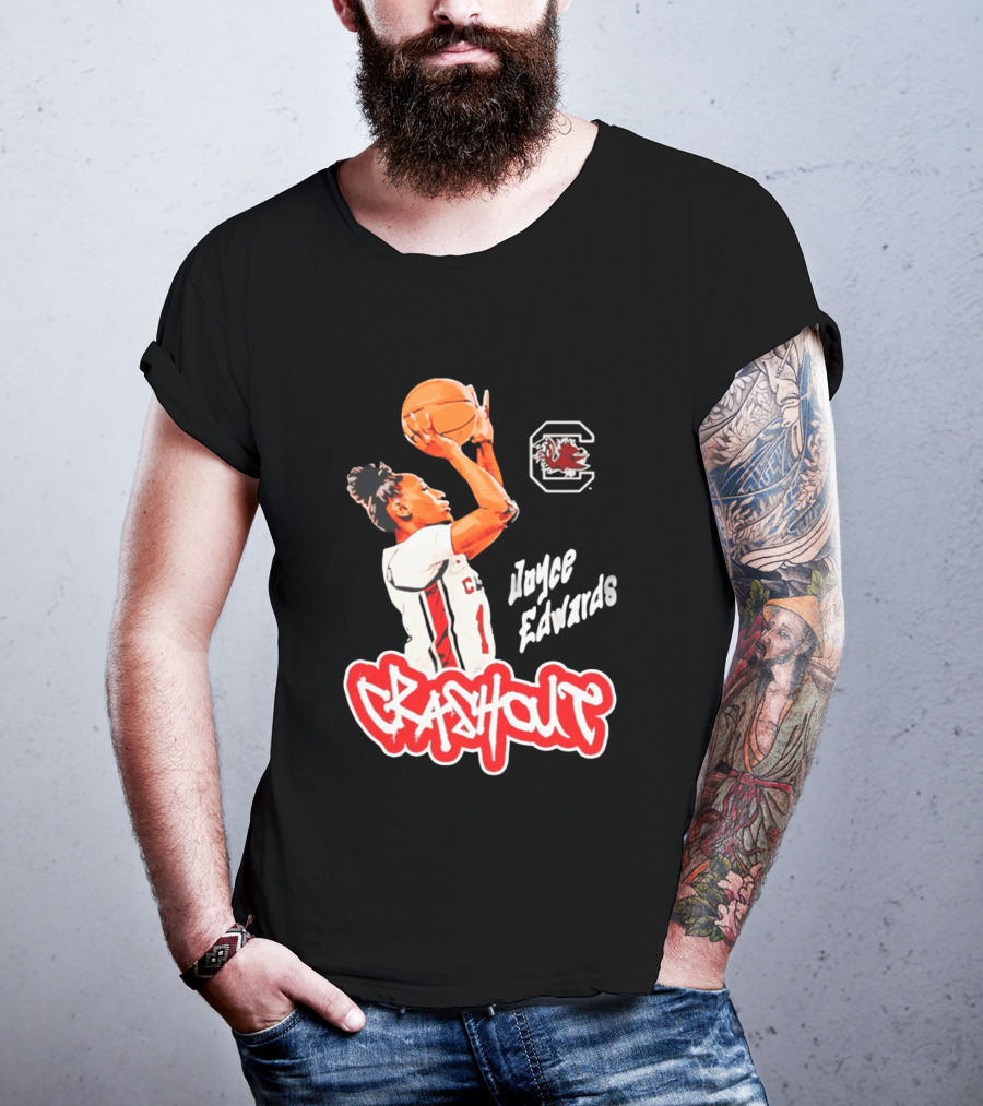 Joyce Edwards Crashout South Carolina Gamecocks Basketball T-Shirt