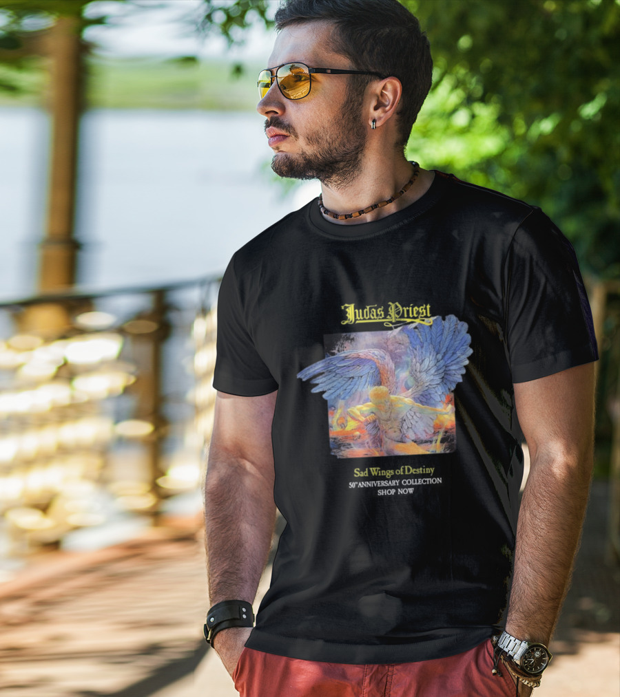 Judas Priest Sad Wings Of Destiny 50th Anniversary Collection T-Shirt