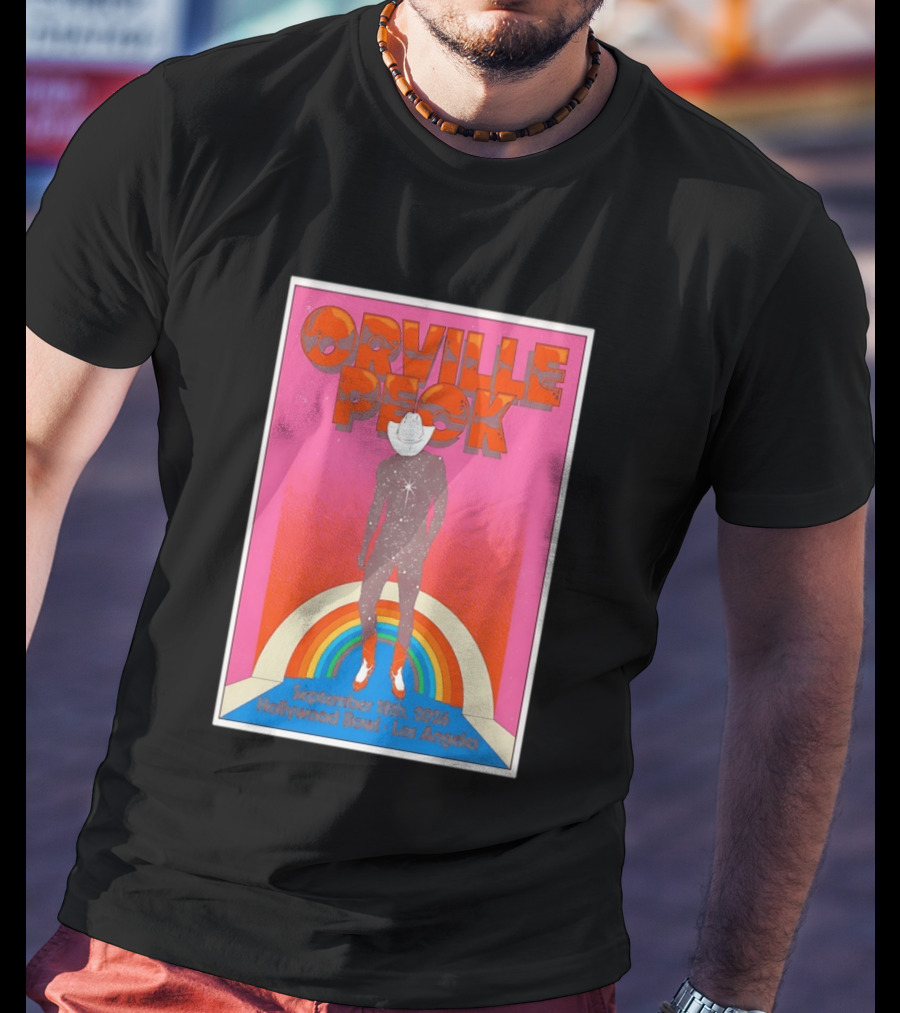 Orville Peck Hollywood Bowl Los Angeles September 18th 2026 Rainbow Cowboy T-Shirt