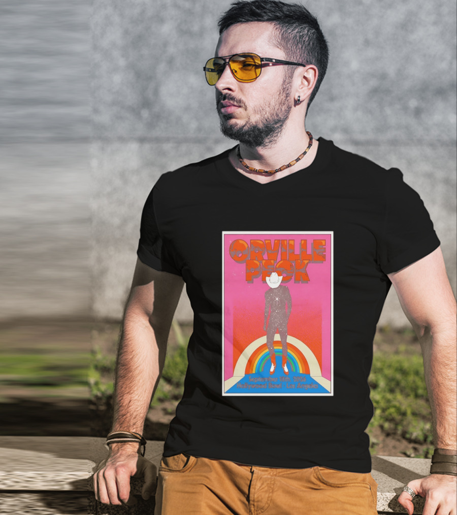 Orville Peck Hollywood Bowl Los Angeles September 18th 2026 Rainbow Cowboy T-Shirt