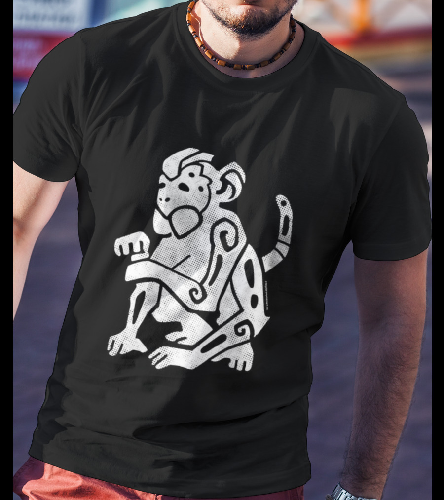 Wizard101 Hidden Temple Monkeys Tribal Motif T-Shirt