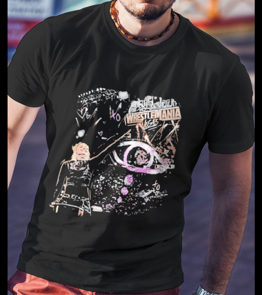 WrestleMania Las Vegas WWE Superstar Liv Morgan Victory Celebration T-Shirt