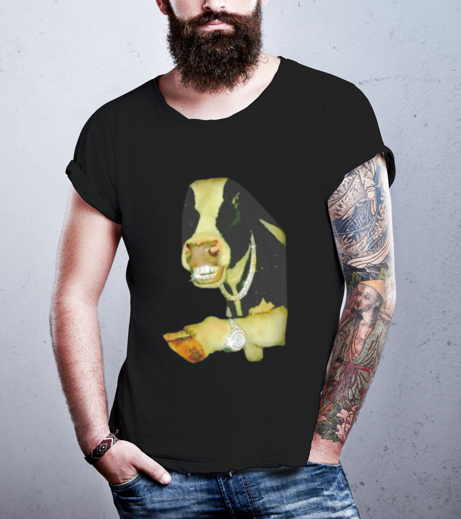 Rich Bull Grillz Bling Necklace And Jewelry T-Shirt