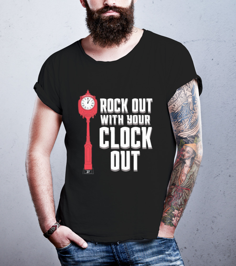 Rock Out With Your Clock Out Cincinnati Tower T-Shirt