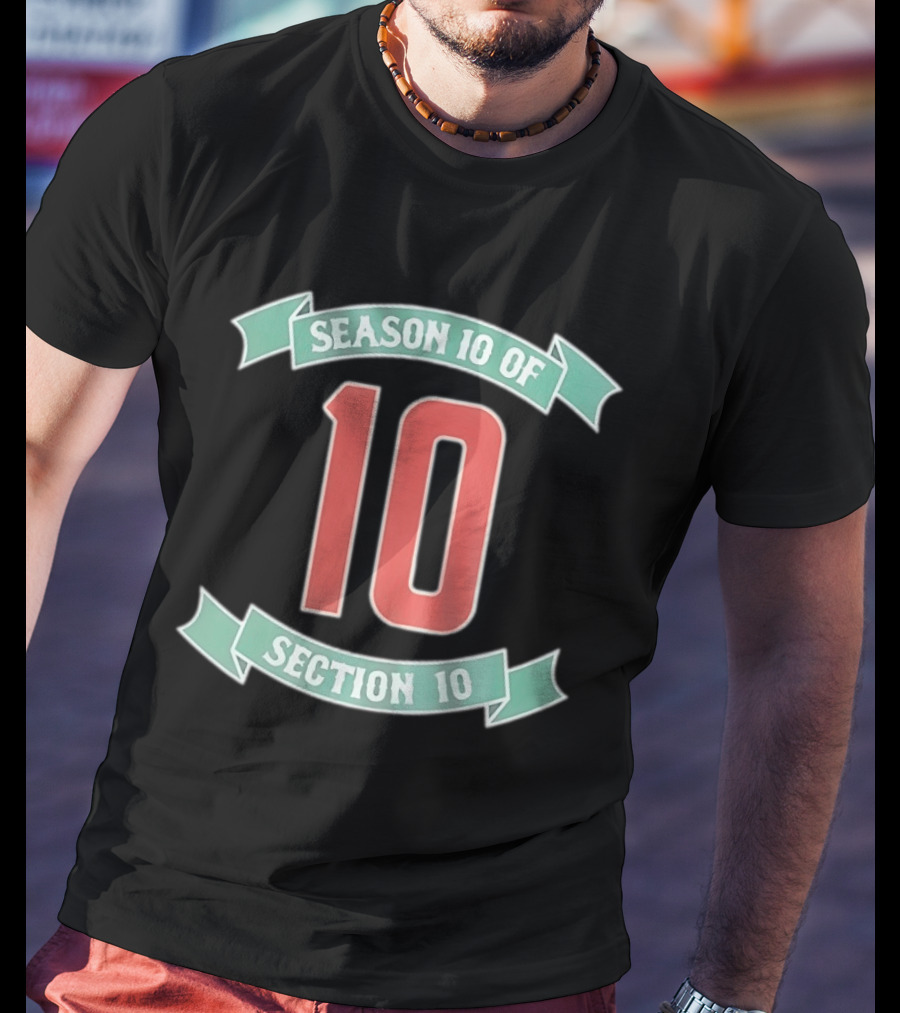 Season 10 Of Section 10 Retro Banner T-Shirt