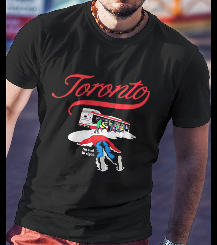 Toronto Transit Commission Bus No End In Sight T-Shirt