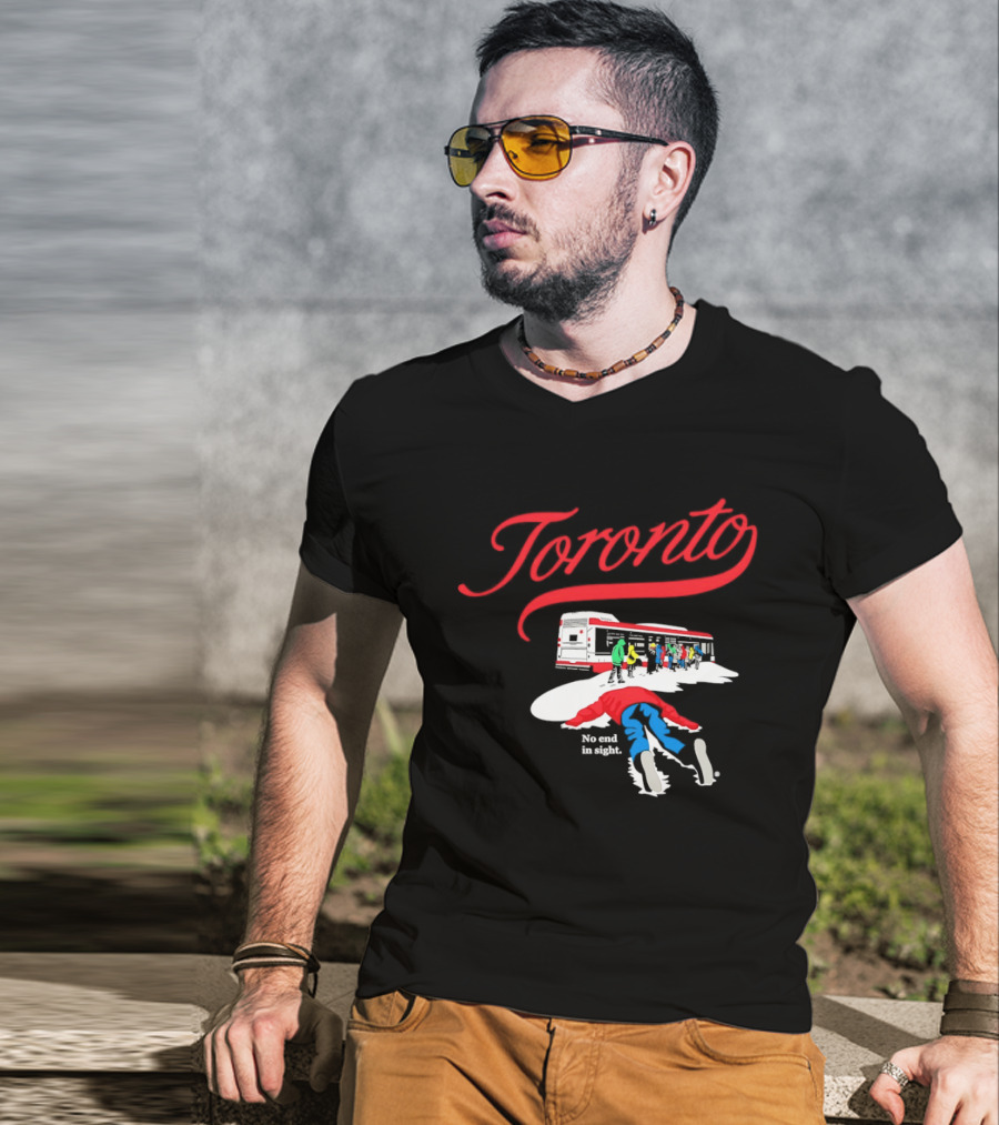 Toronto Transit Commission Bus No End In Sight T-Shirt