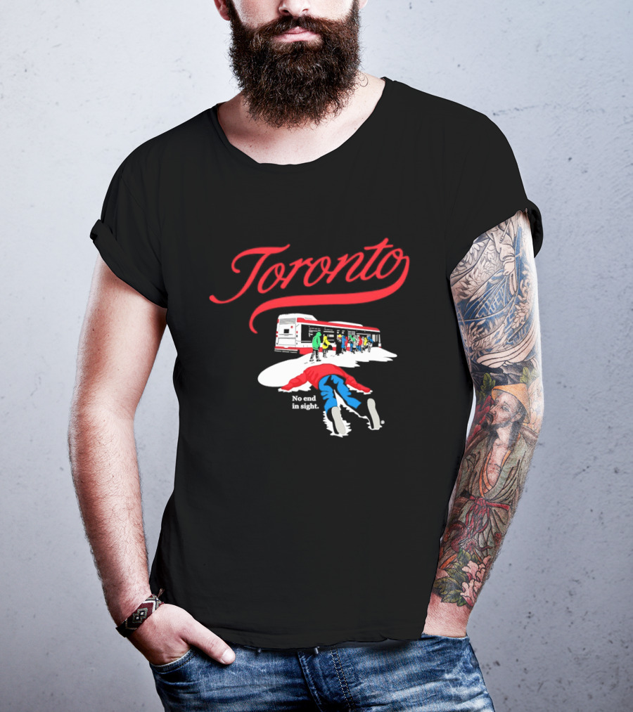 Toronto Transit Commission Bus No End In Sight T-Shirt