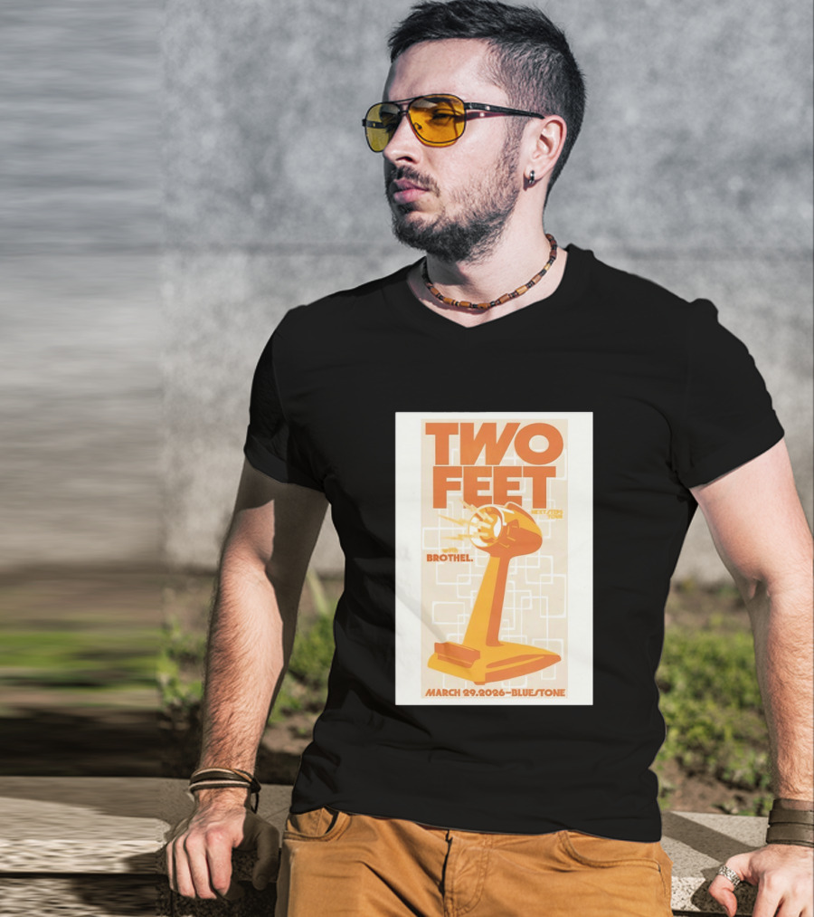 Two Feet Brothel Tour March 29 2026 Bluestone T-Shirt