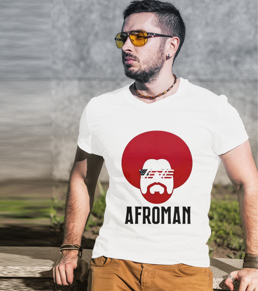 Afroman Justice For Lemon Pound Cake Red Afro Sunglasses T-Shirt