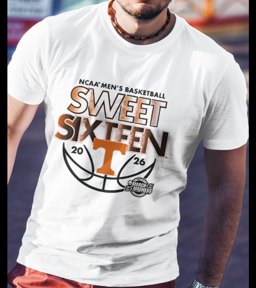 NCAA Men's Basketball 2026 Tennessee Sweet Sixteen March Madness T-Shirt