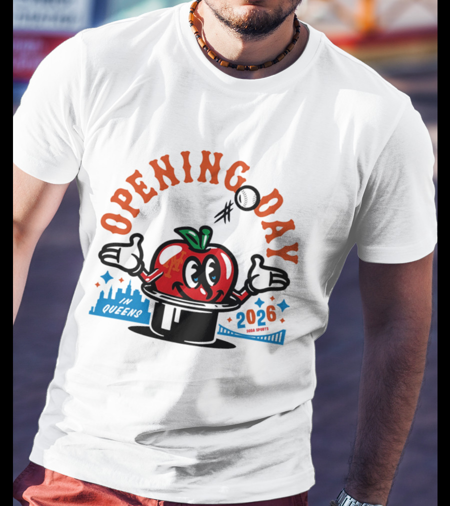 New York Mets Opening Day 2026 Queens Baseball T-Shirt