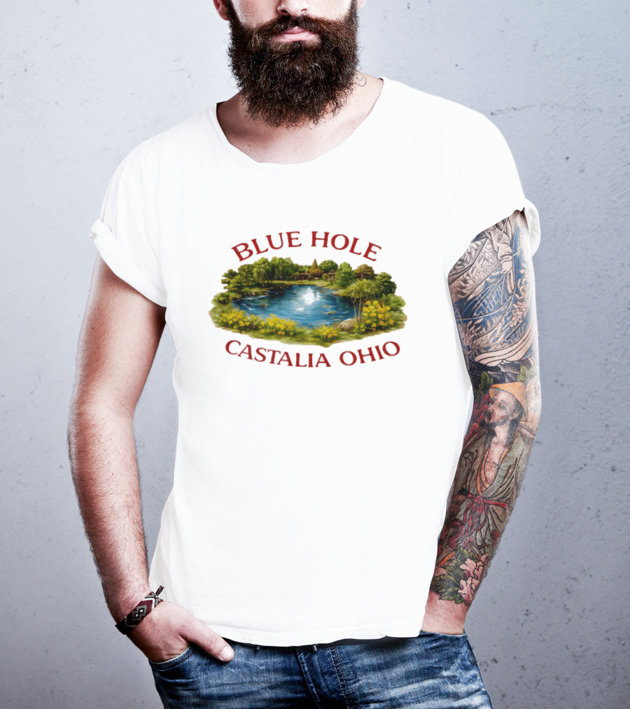 Blue Hole Castalia Ohio Reminders Of Him Kenna Rowan T-Shirt