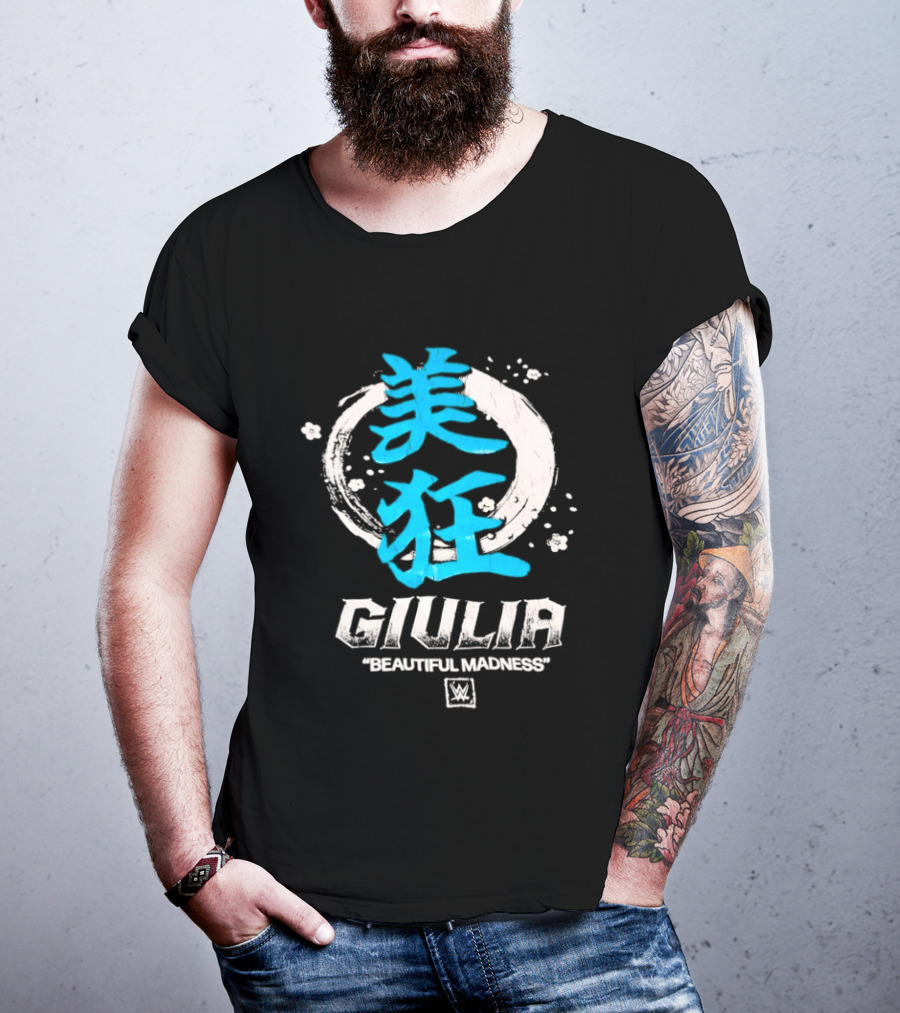 Giulia Beautiful Madness Kanji Brushstroke T-Shirt