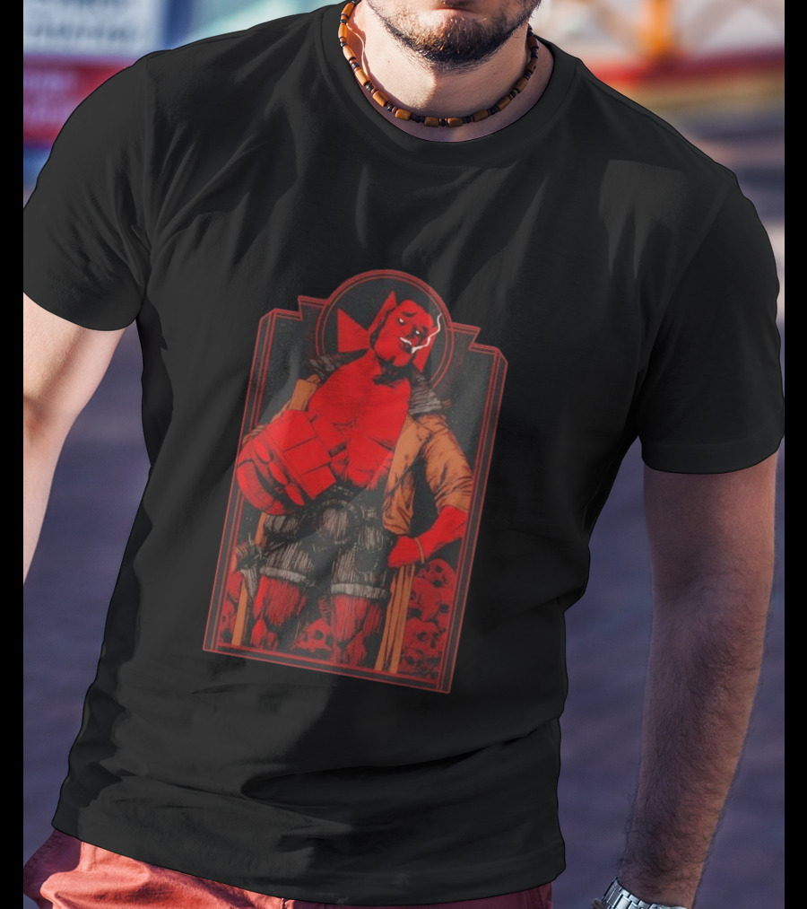 Hellboy The Right Hand Of Doom Red Comic T-Shirt