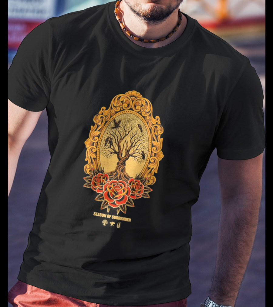 August Burns Red 2026 Season Of Surrender Tree Roses Ravens T-Shirt