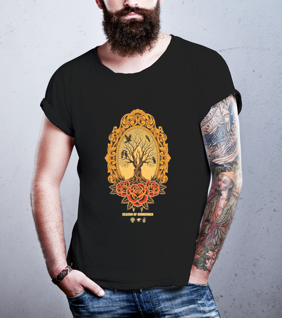 August Burns Red 2026 Season Of Surrender Tree Roses Ravens T-Shirt