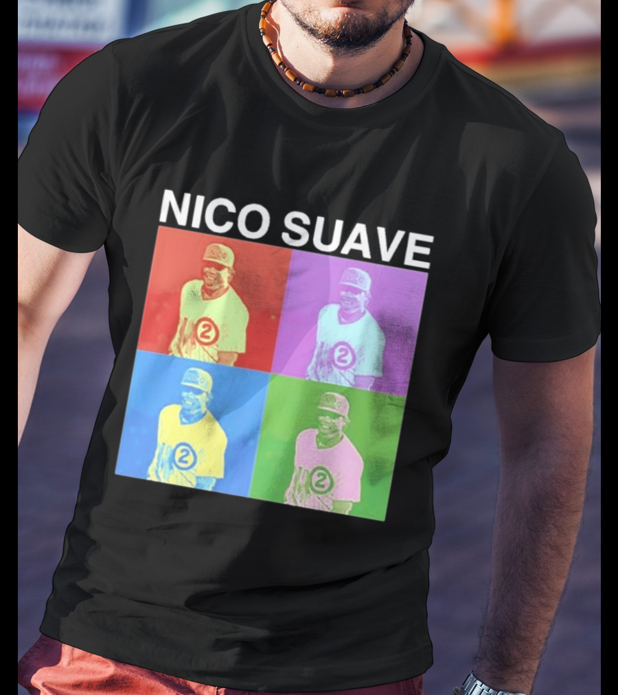 Nico Hoerner Nico Suave Chicago Cubs Player Number 2 Pop T-Shirt