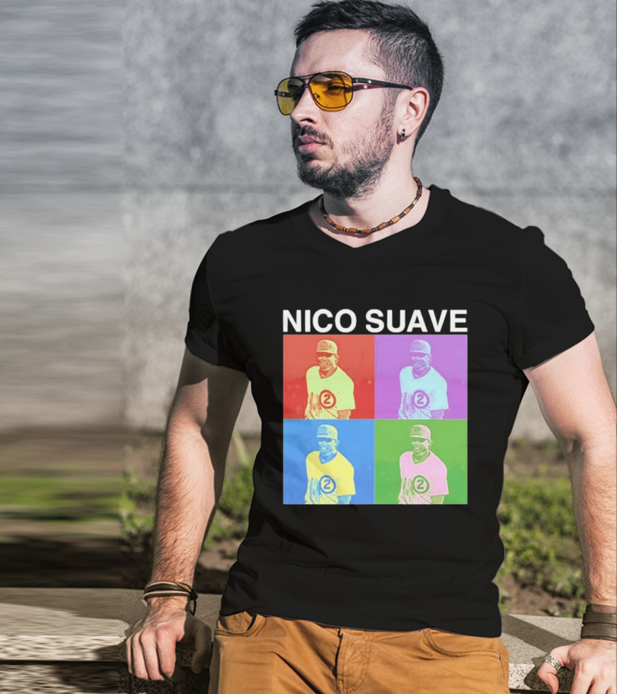 Nico Hoerner Nico Suave Chicago Cubs Player Number 2 Pop T-Shirt