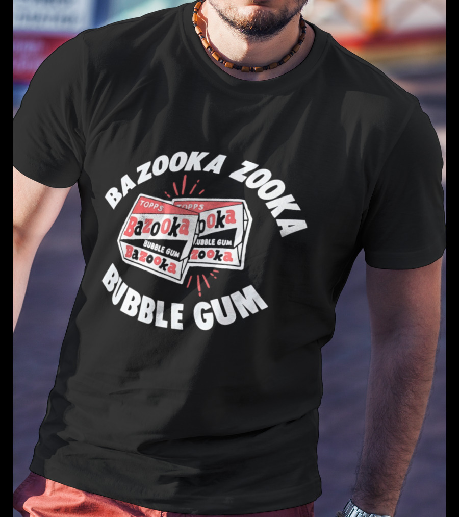 Bazooka Zooka Bubble Gum Vintage Topps T-Shirt