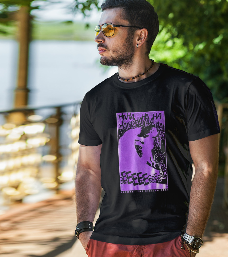 OVO X Batman X The Joker The Killing Joke Deluxe HAHAHA EEEEE T-Shirt