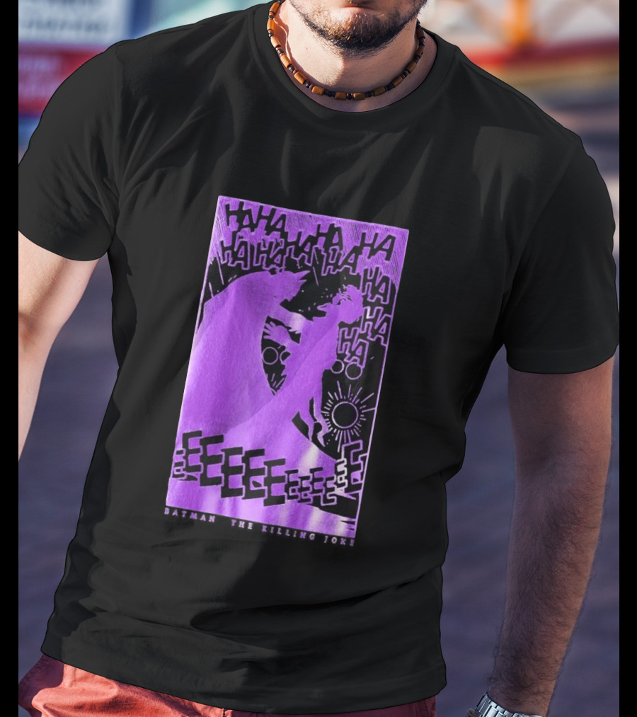 OVO X Batman X The Joker The Killing Joke Deluxe HAHAHA EEEEE T-Shirt