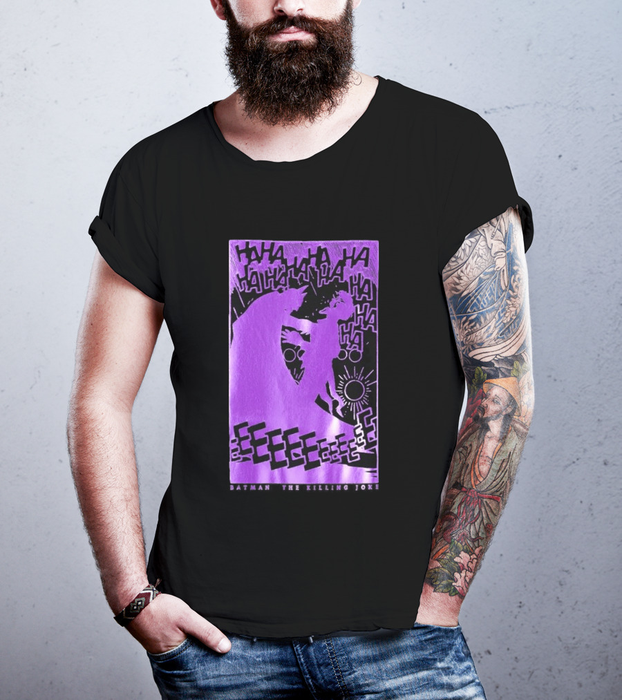OVO X Batman X The Joker The Killing Joke Deluxe HAHAHA EEEEE T-Shirt