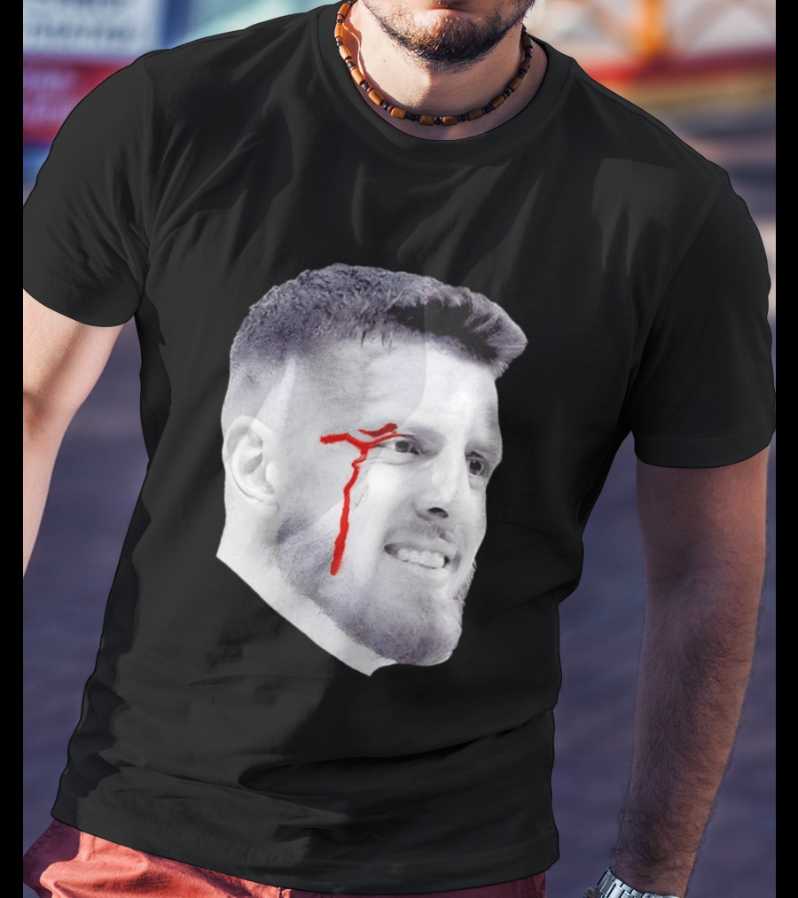 Isaiah Hartenstein IHart Bighead Bloody Face T-Shirt