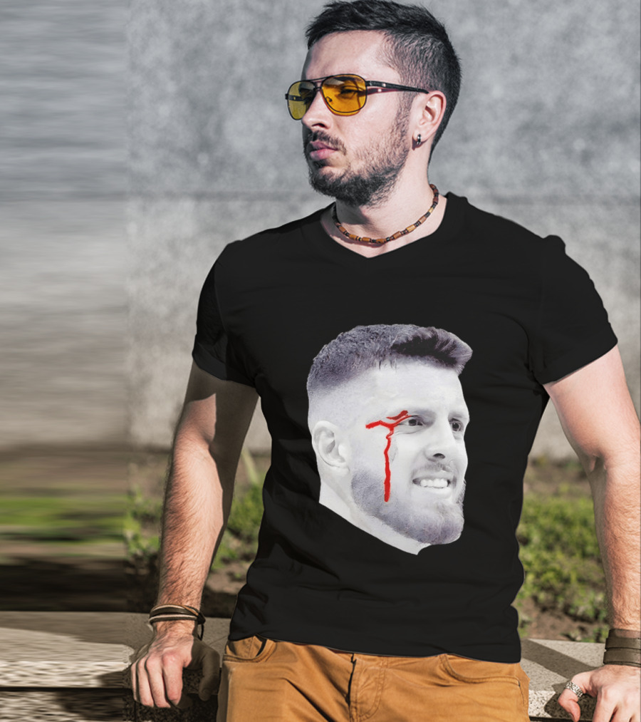 Isaiah Hartenstein IHart Bighead Bloody Face T-Shirt